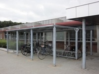 Cykelskur ved plejehjem